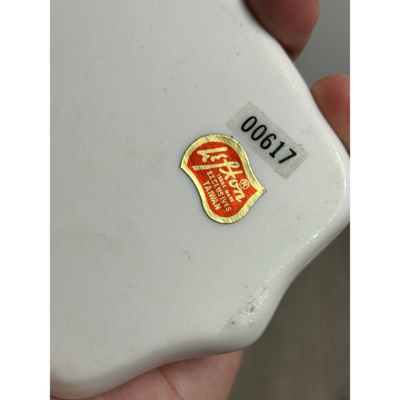 10pc VTG Dollhouse Miniatures Bone China Tea Set Floral Cups Saucers Tray Taiwan - Picture 8 of 8